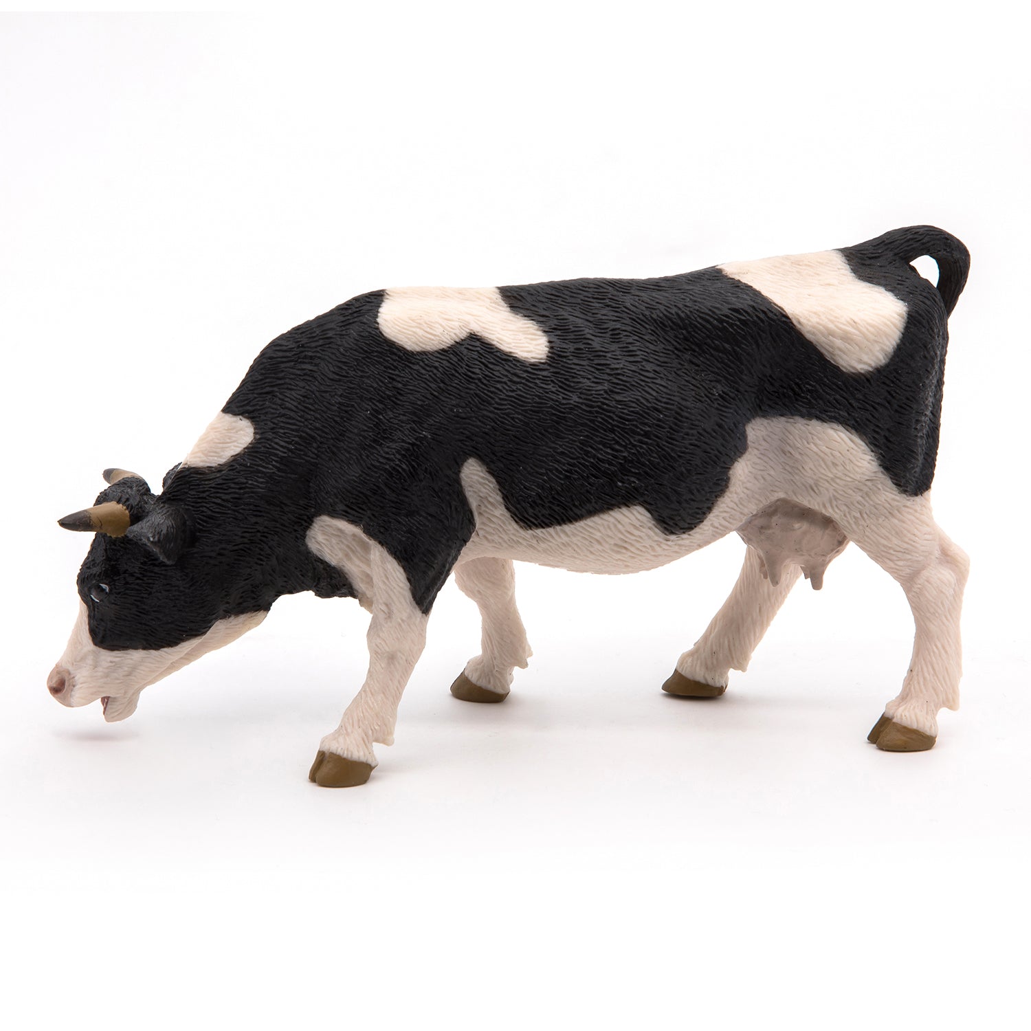 papo-farmyard-friends-kuh-figur-grasend-schwarz-wei image 7