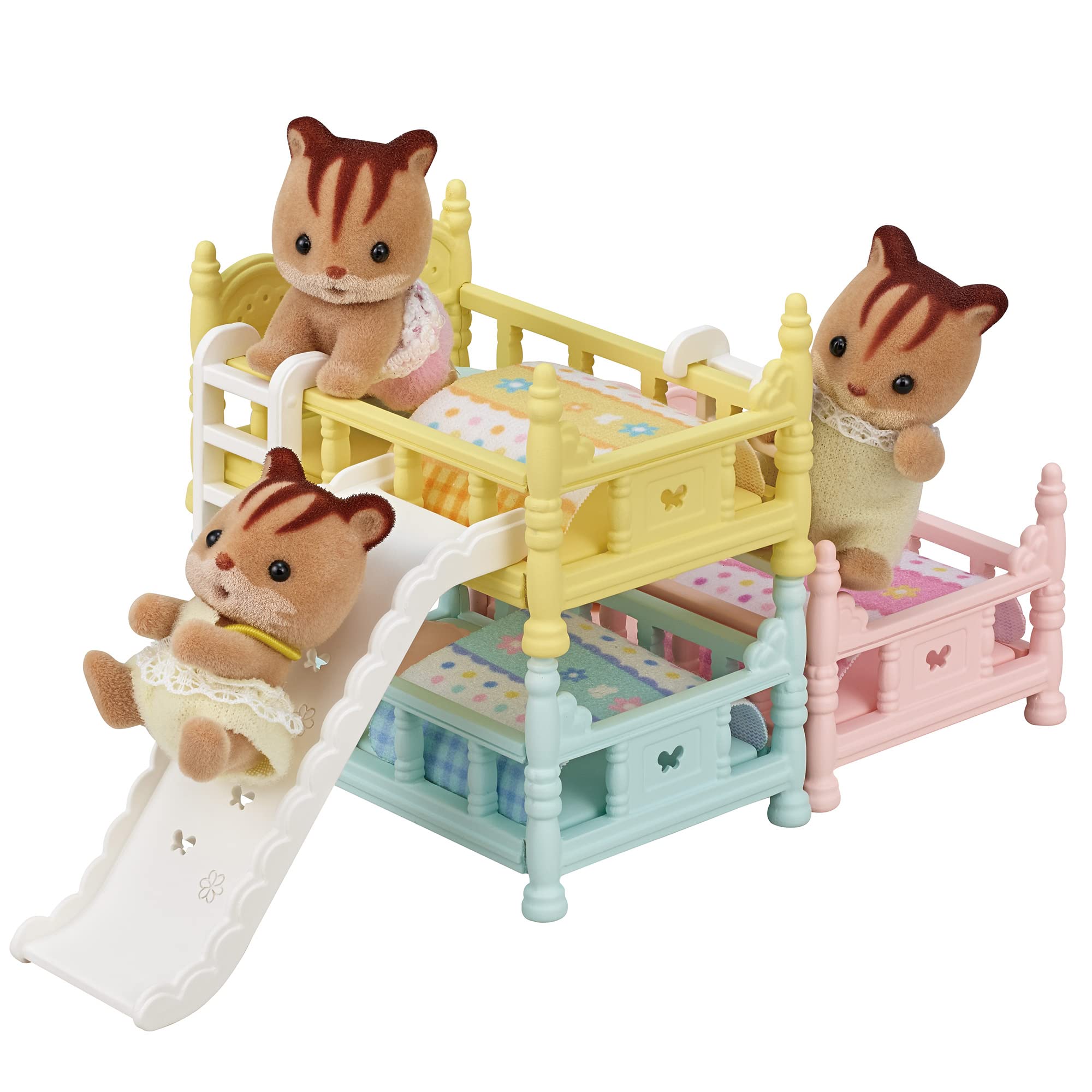 sylvanian-families-baby-5741-babyhochbett-puppenhaus-3-betten image 6