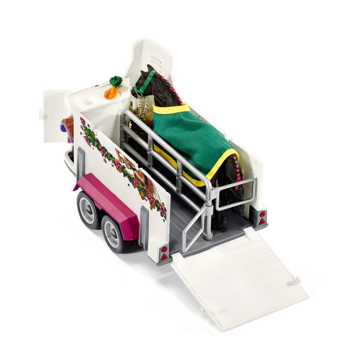 schleich-horse-club-42346-pick-up-mit-pferdeanh-nger-spielset image 2