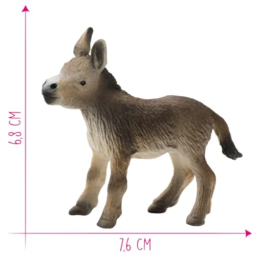 bullyland-farm-62550-eselfohlen-tierfigur-7-6-cm-pvc-frei image 8