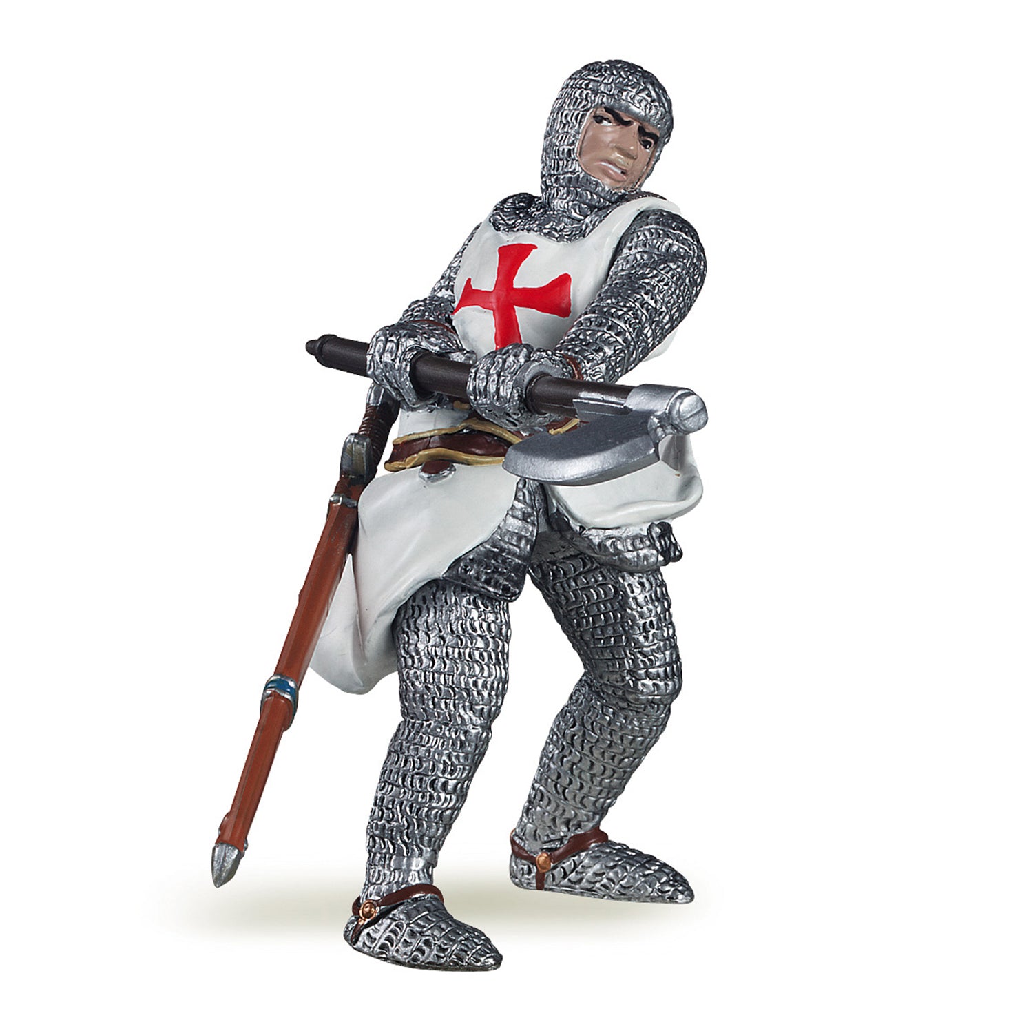 papo-medieval-templer-ritterfigur-mit-rotem-kreuz image 1