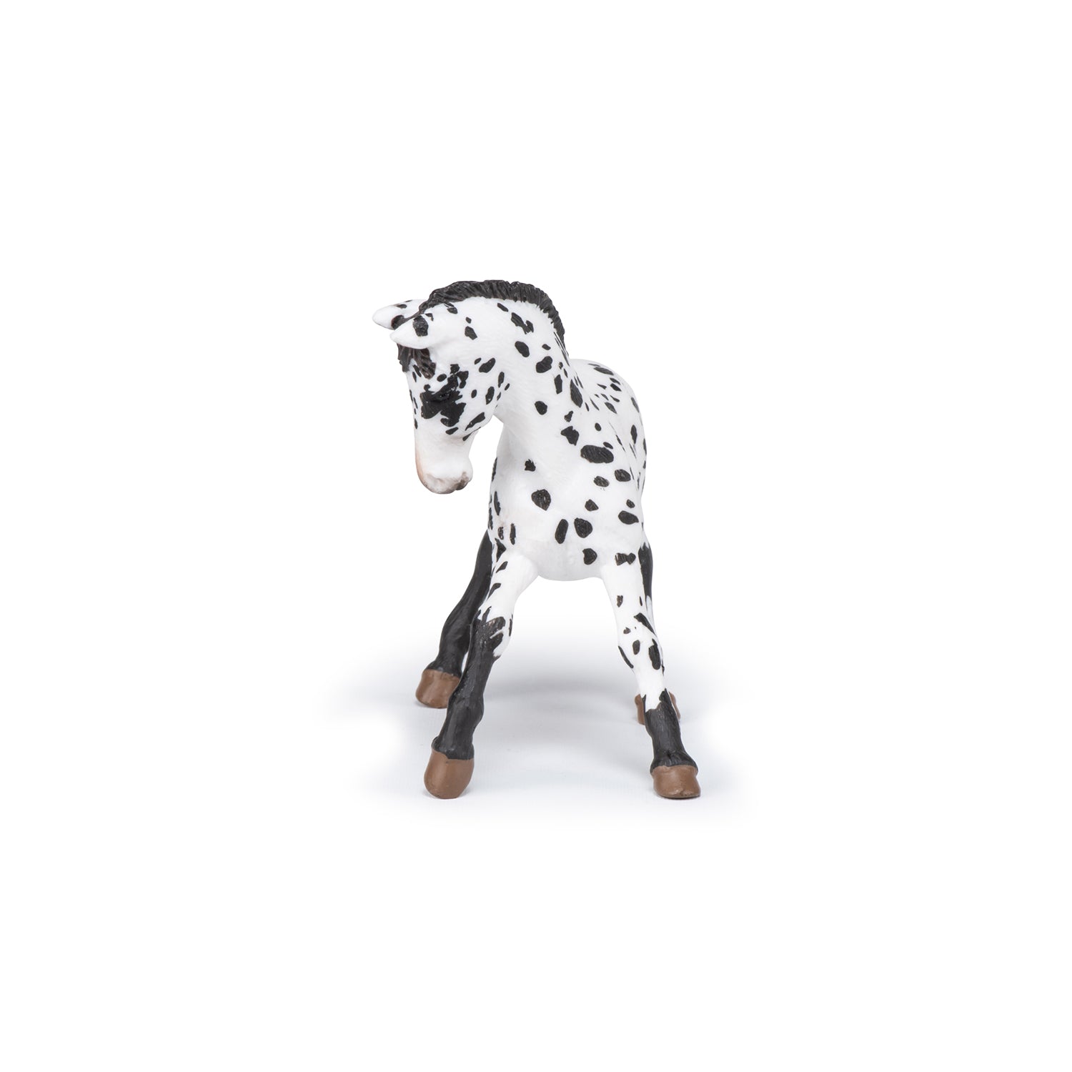 papo-horses-appaloosa-fohlen-schwarz-spielfigur-gefleckt image 4