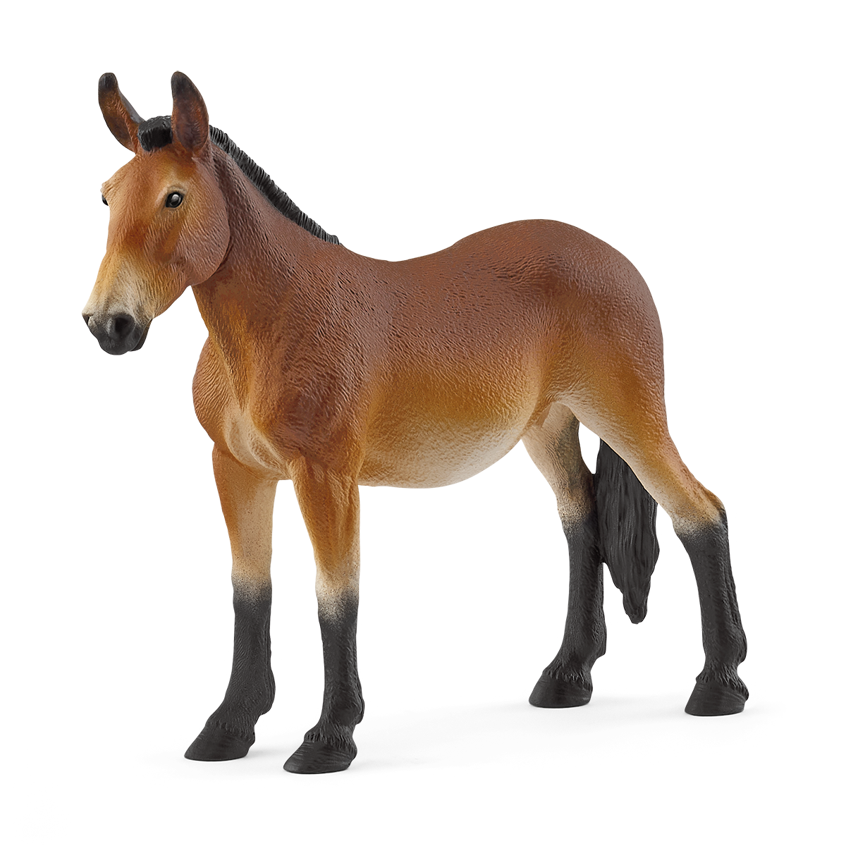 schleich-farm-world-maultier-tierfigur-grau image 1