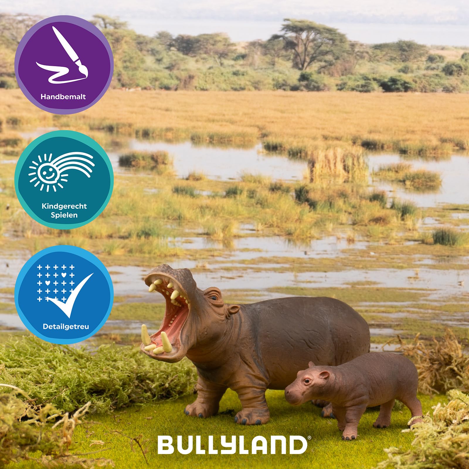 bullyland-safari-nilpferd-63691-tierfigur-14-cm-pvc-frei image 5