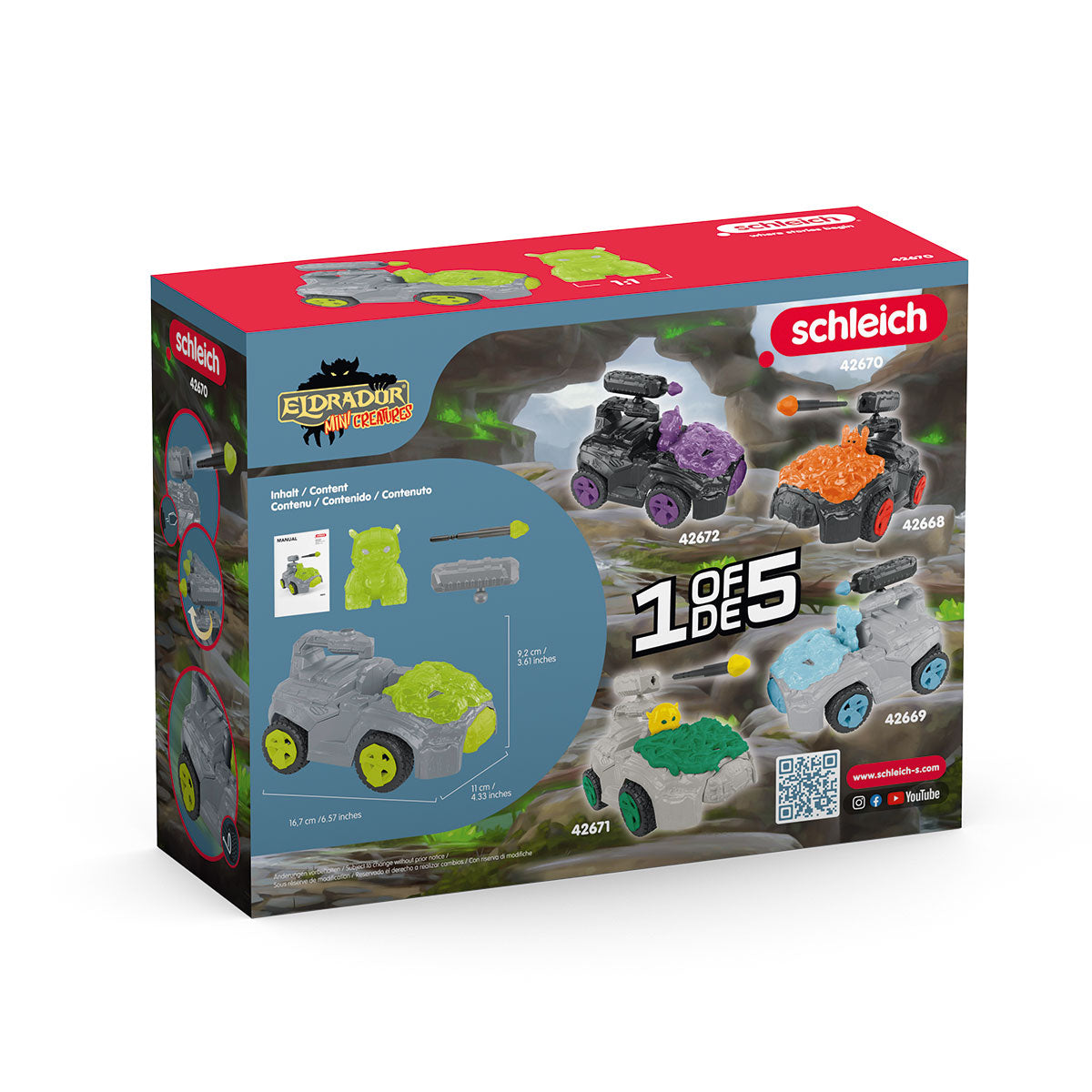 schleich-eldrador-stein-crashmobil-spielfahrzeug-42670-mini-creature image 6