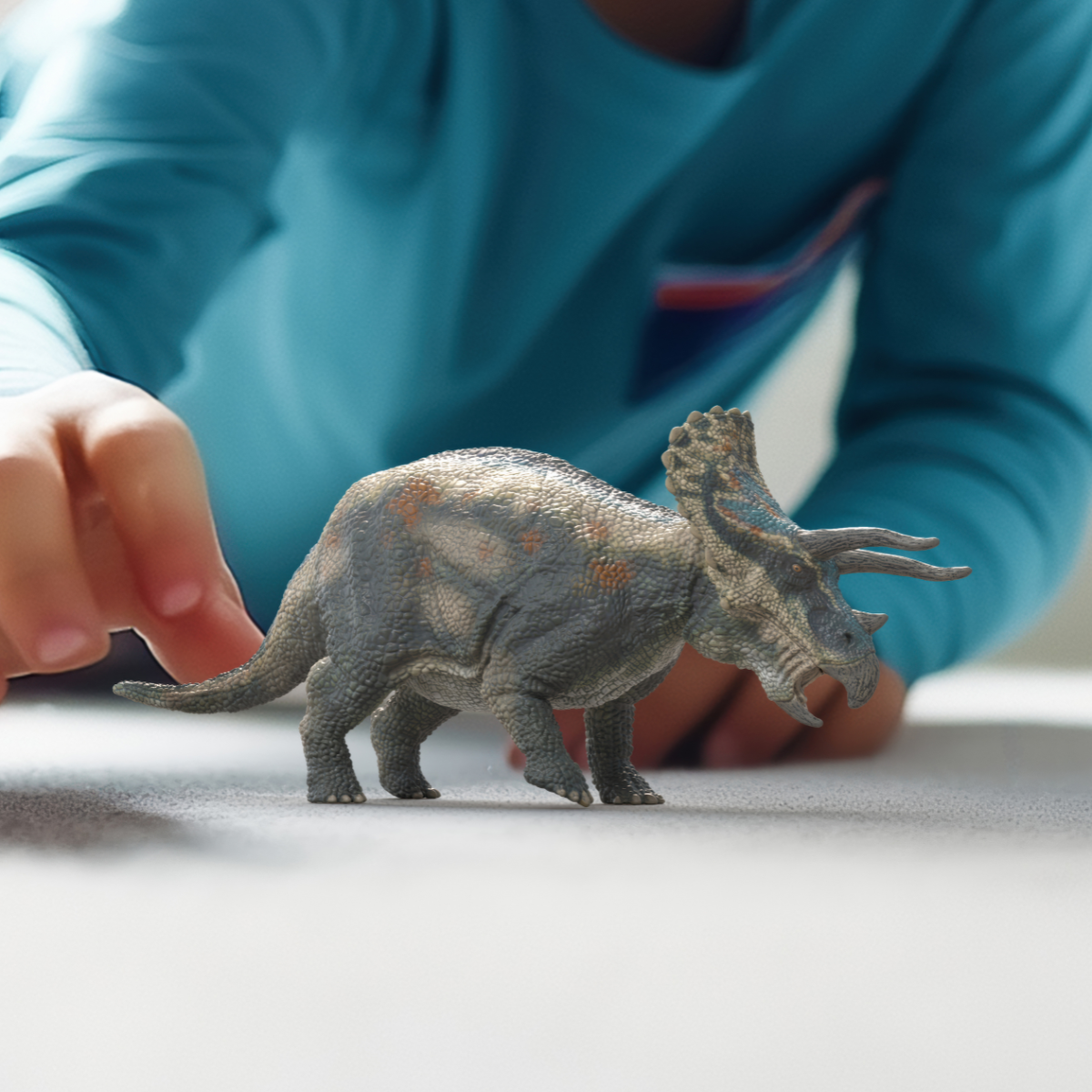 schleich-dinosaurs-triceratops-dinosaurier-figur-h-rner image 2