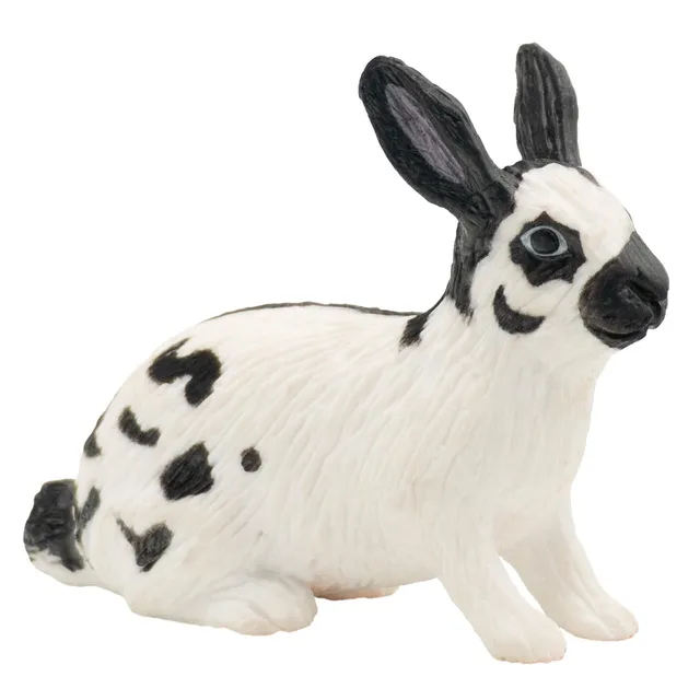 bullyland-pets-64611-hase-schwarz-wei-tierfigur-ca-6-cm image 1