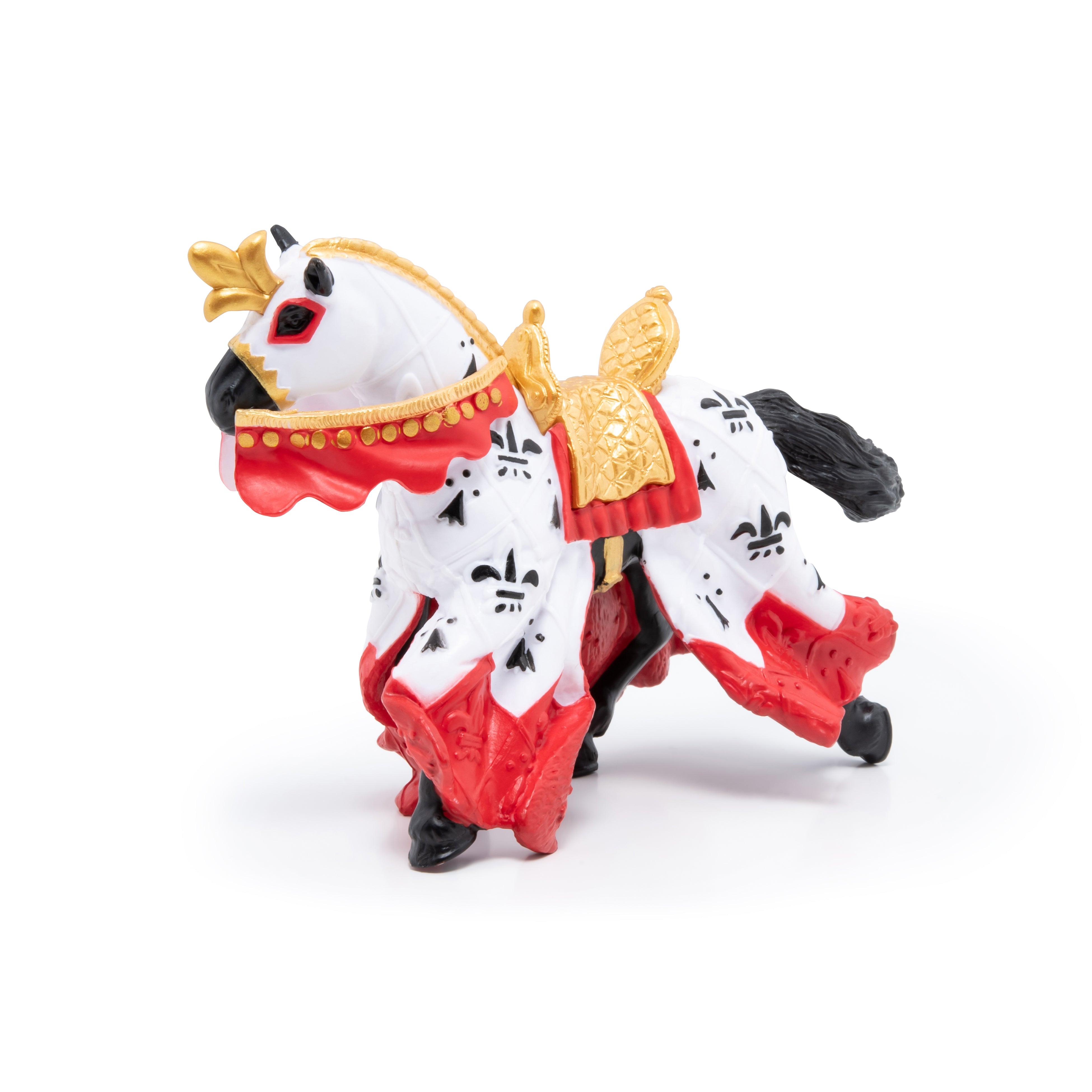 papo-medieval-k-nig-artus-pferd-rote-ritterpferd-figur image 4