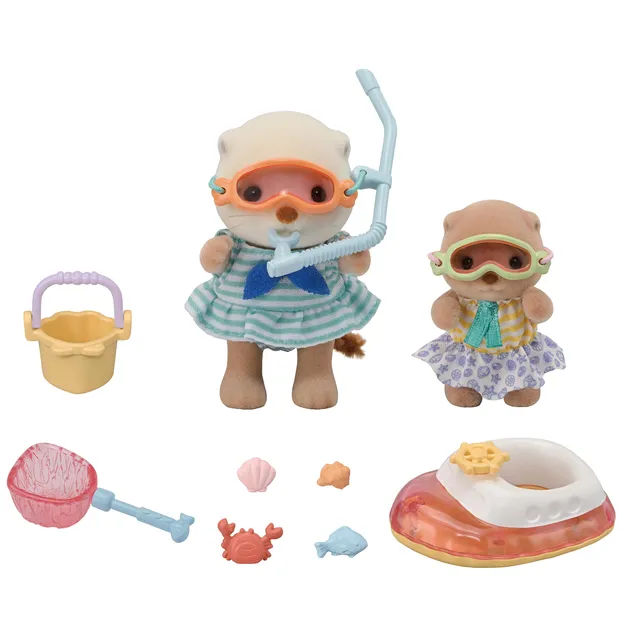 sylvanian-families-baby-seashore-5804-seeotter-schnorchel-spielset image 1