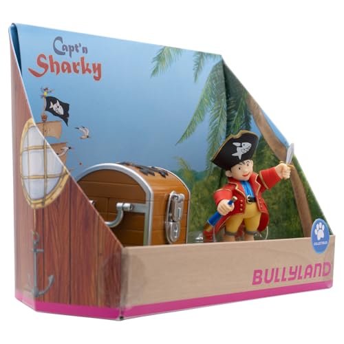 bullyland-capt-n-sharky-pirat-18900-spielfigur-mit-truhe image 8