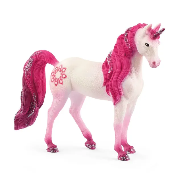 schleich-bayala-mandala-einhorn-stute-figur-rosa image 1