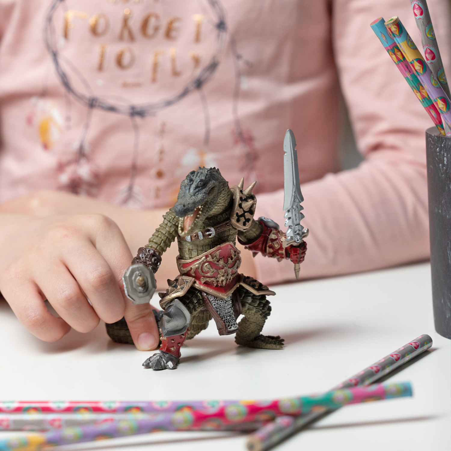 papo-fantasy-krokodil-mutant-figur-krieger image 2