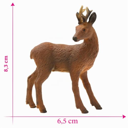bullyland-forest-animals-rehbock-64436-spielfigur-8-3-cm-braun image 8