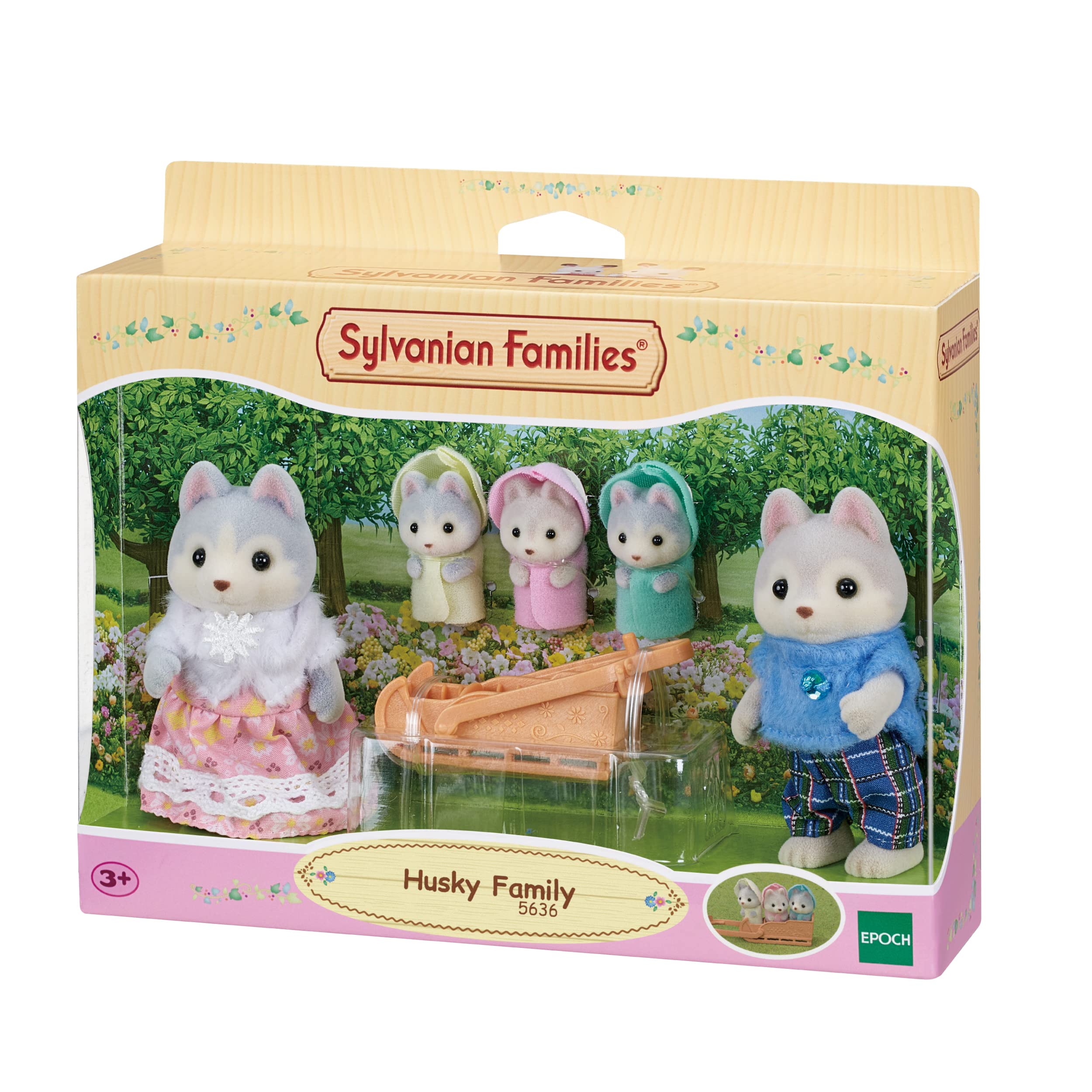 sylvanian-families-village-l5636-husky-familie-figuren-schlitten image 2