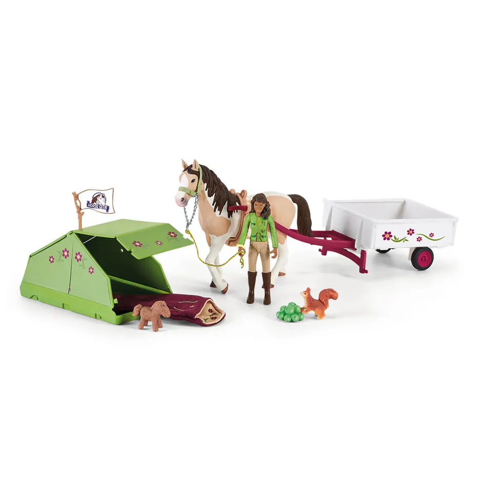 schleich-horse-club-sarah-camping-ausflug-spielset-zelt image 1