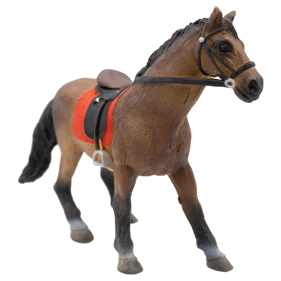bullyland-paddock-62682-hannoveraner-hengst-pferd-figur-braun image 1