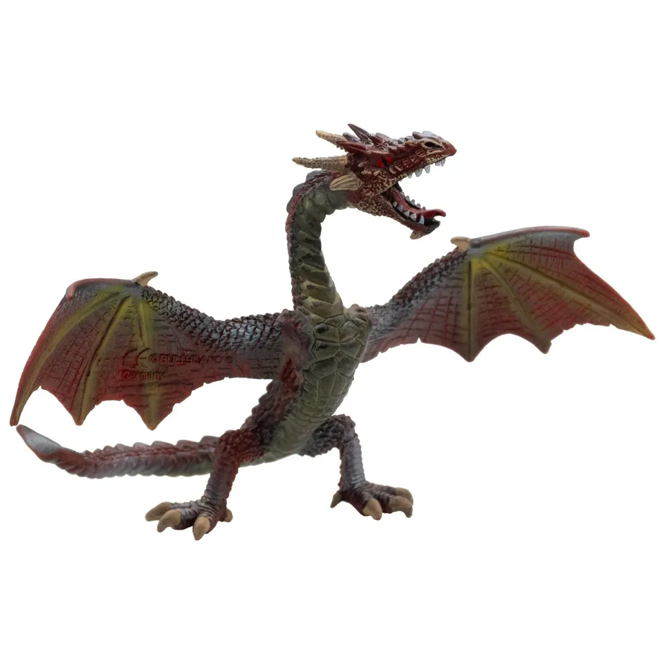 bullyland-enchanted-forest-rotbrauner-drache-spielfigur-10-3-cm image 1