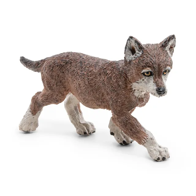papo-wildlife-wolfsjunge-tierfigur-wald-jungtier image 1
