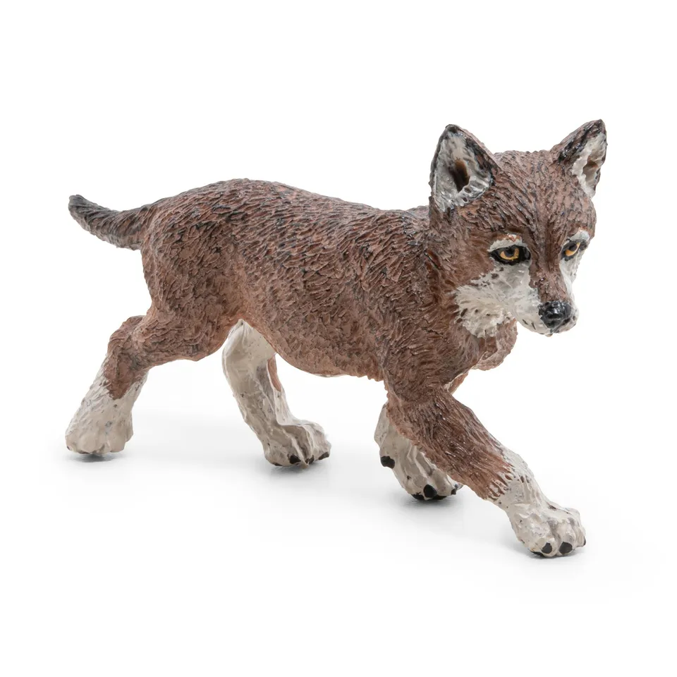 papo-wildlife-wolfsjunge-tierfigur-wald-jungtier image 1