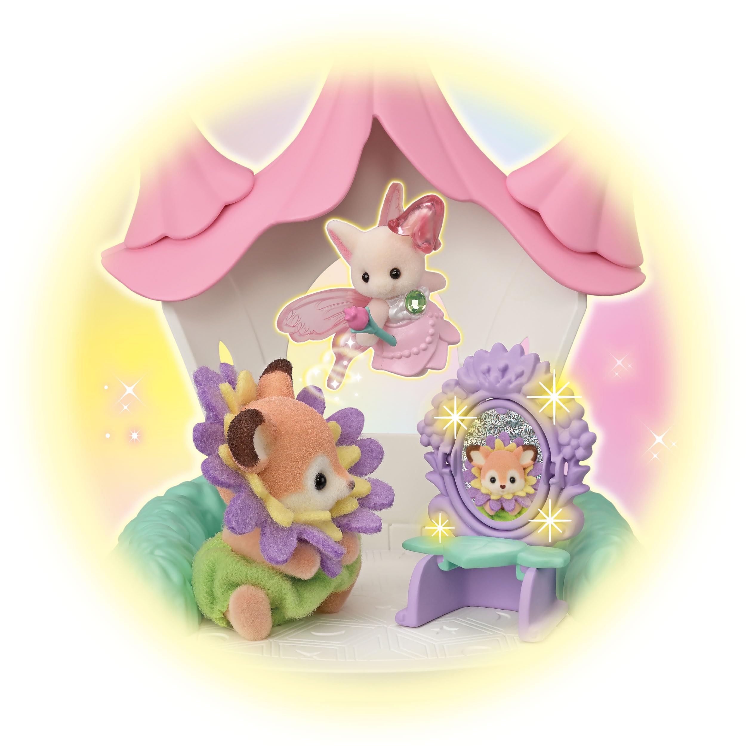 sylvanian-families-5858-magischer-m-rchenturm-spielset-reh image 7