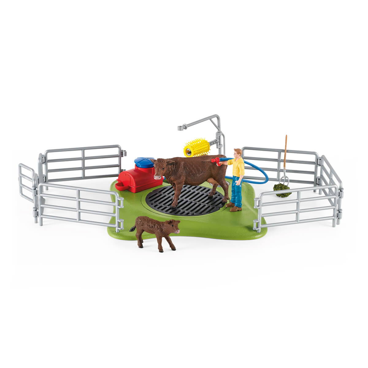 schleich-farm-world-kuh-waschstation-42529-spielset image 2