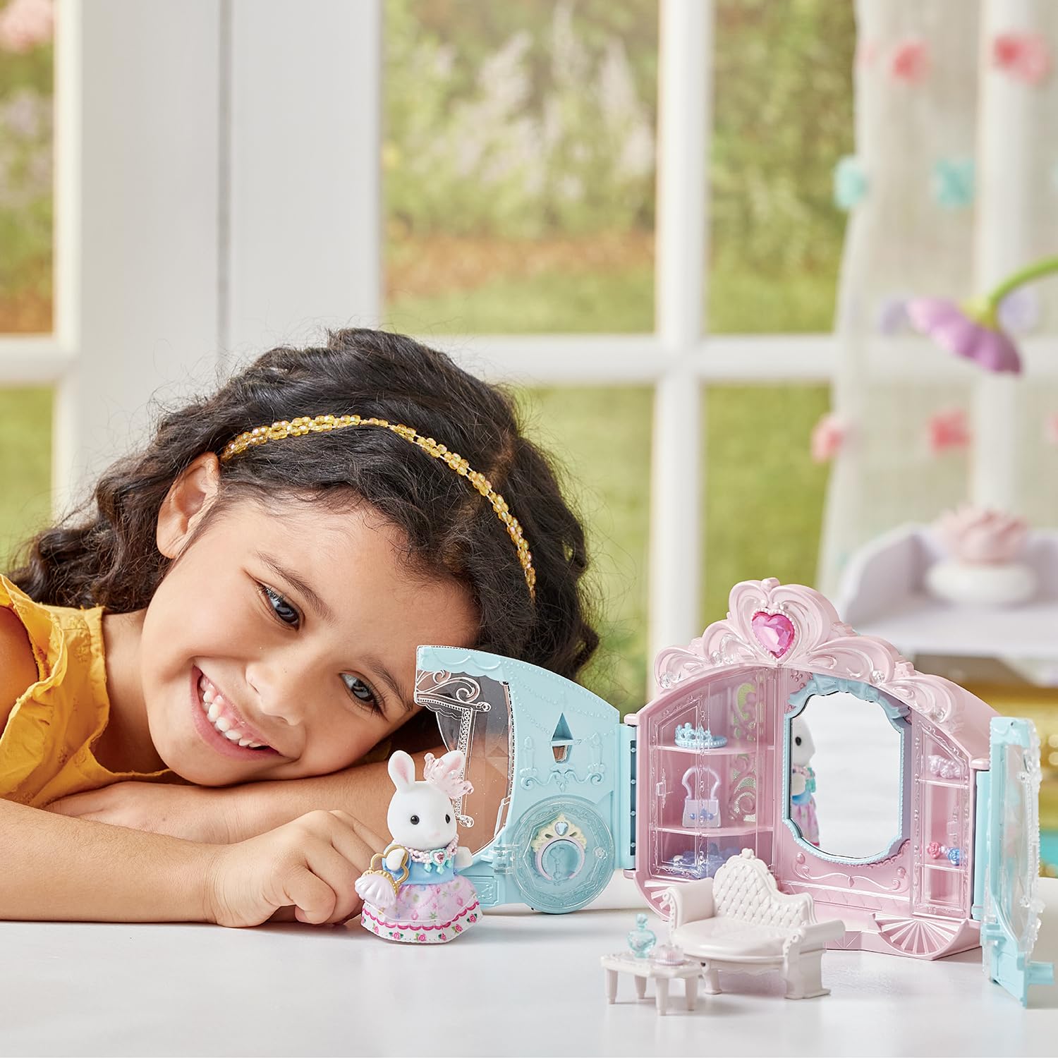 sylvanian-families-town-girl-series-5758-ankleidezimmer-set image 3