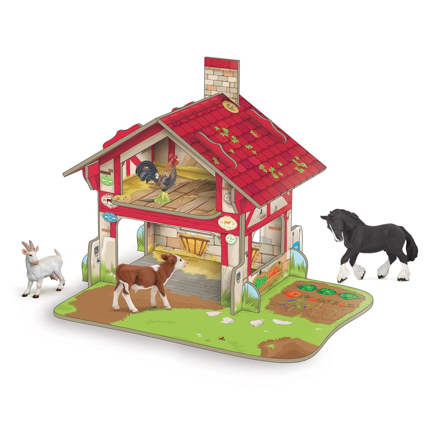 papo-mini-papo-mini-farm-figuren-set-zum-mitnehmen image 2