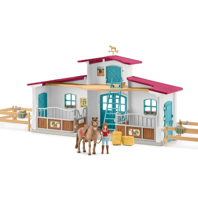 schleich-horse-club-reiterhof-starter-set-72222-pferd image 1