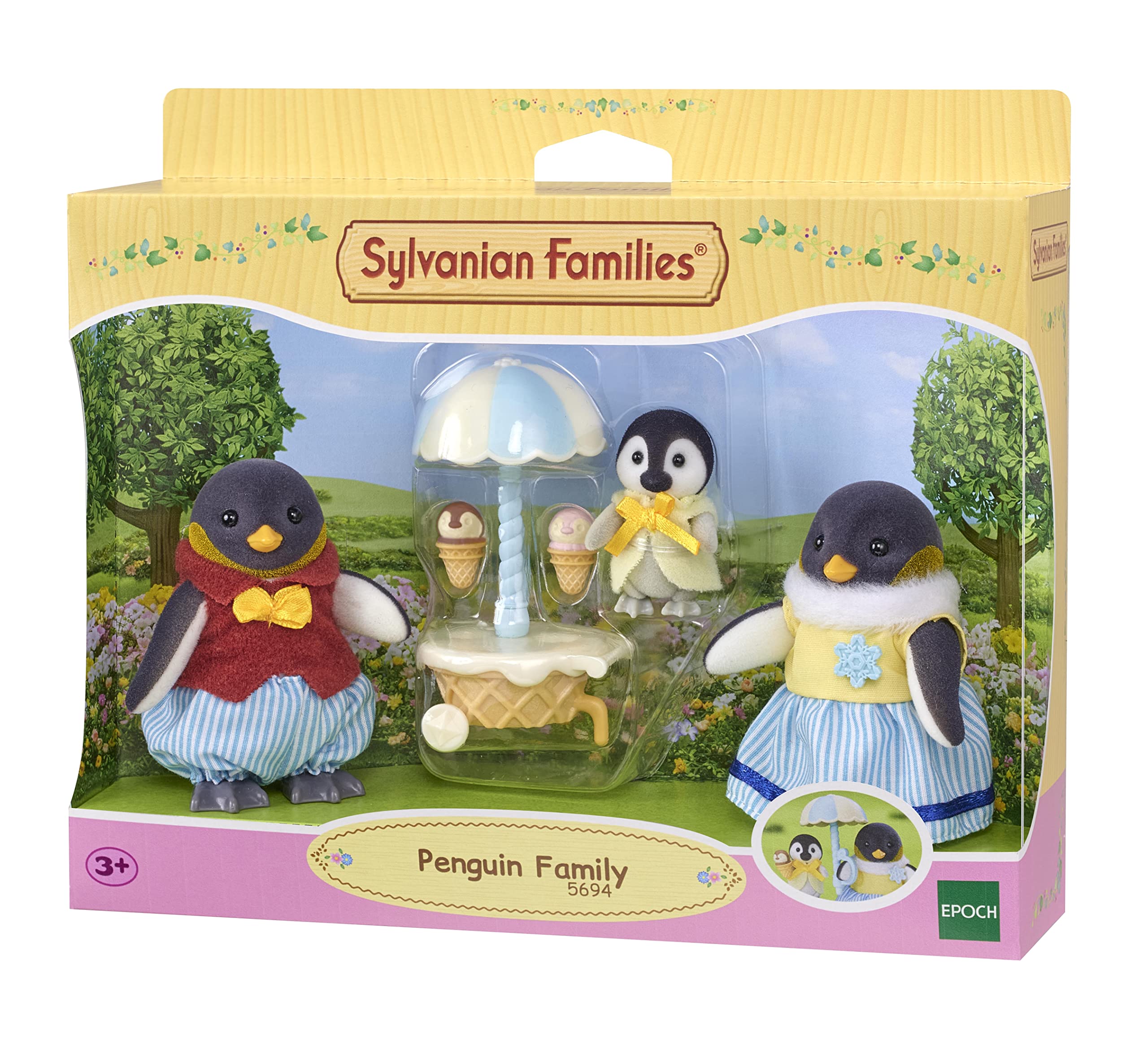 sylvanian-families-5694-pinguin-familie-figuren-mit-eisstand image 2