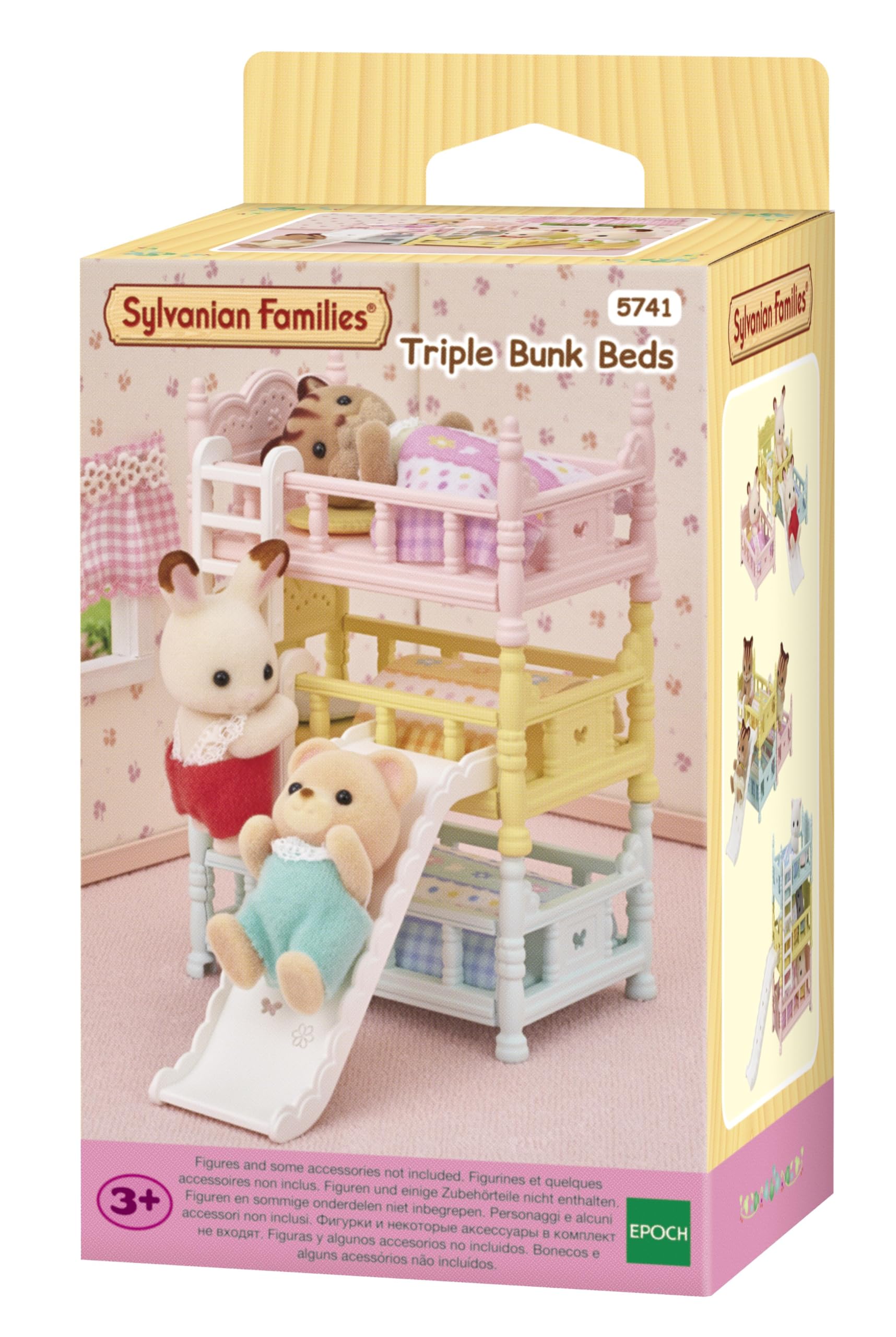 sylvanian-families-baby-5741-babyhochbett-puppenhaus-3-betten image 2
