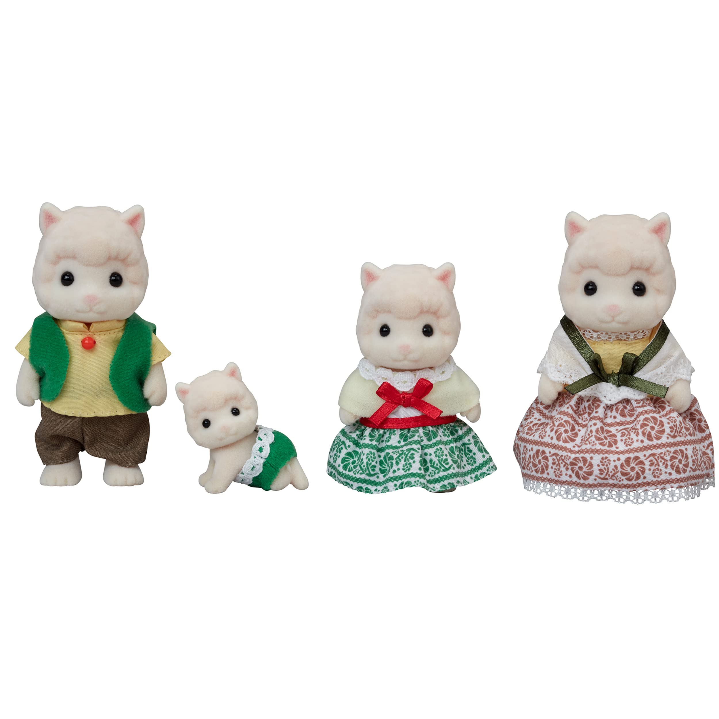 sylvanian-families-5358-alpaka-familie-figuren-4er-set-beweglich image 1