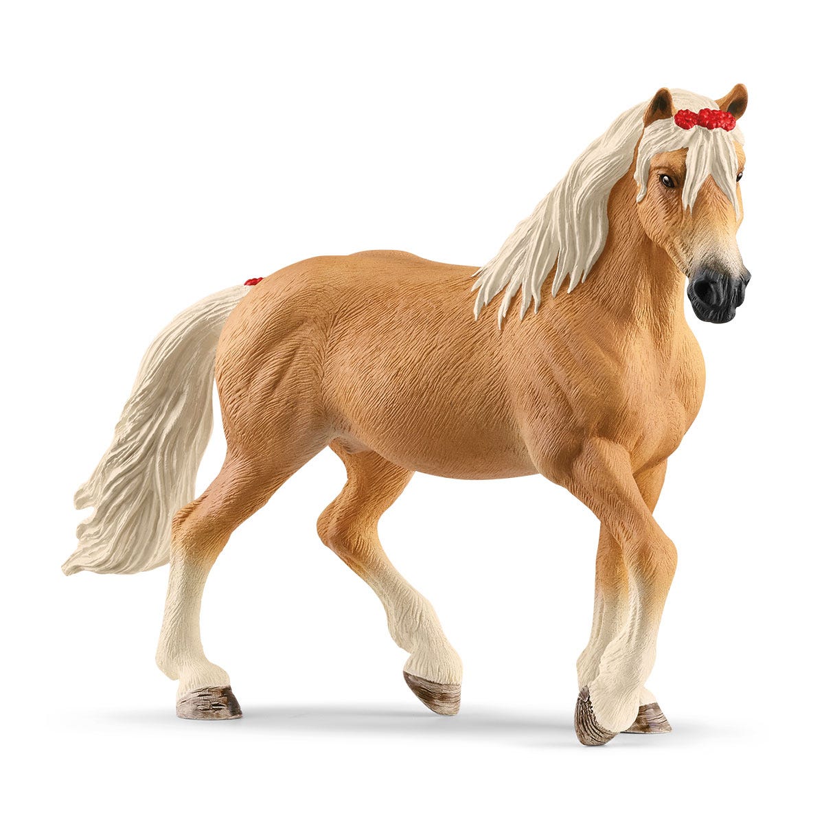 schleich-horse-club-haflinger-stute-pferdefigur-hellbraun image 1