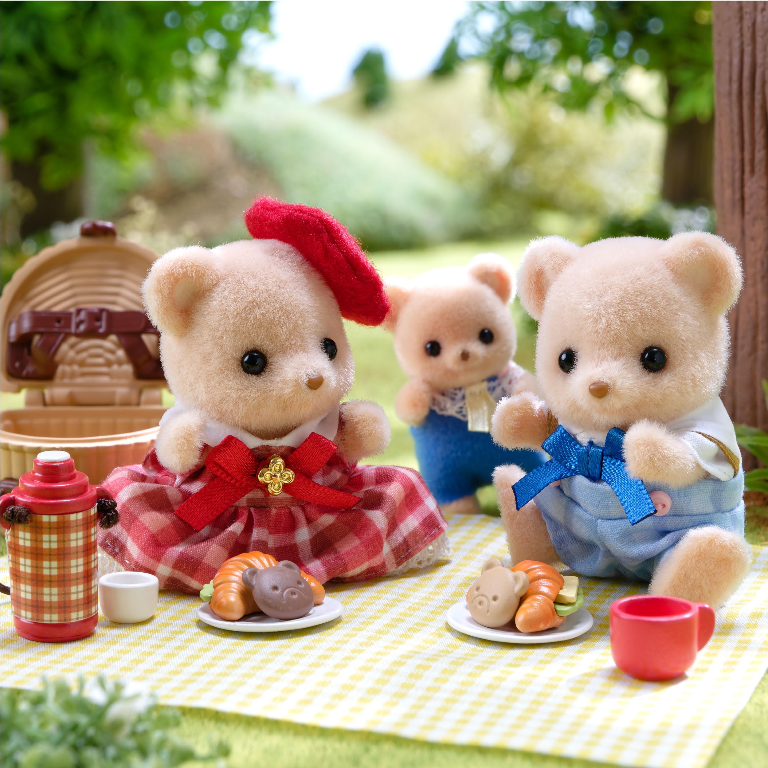 sylvanian-families-5852-biscuit-b-ren-picknick-spielset image 3