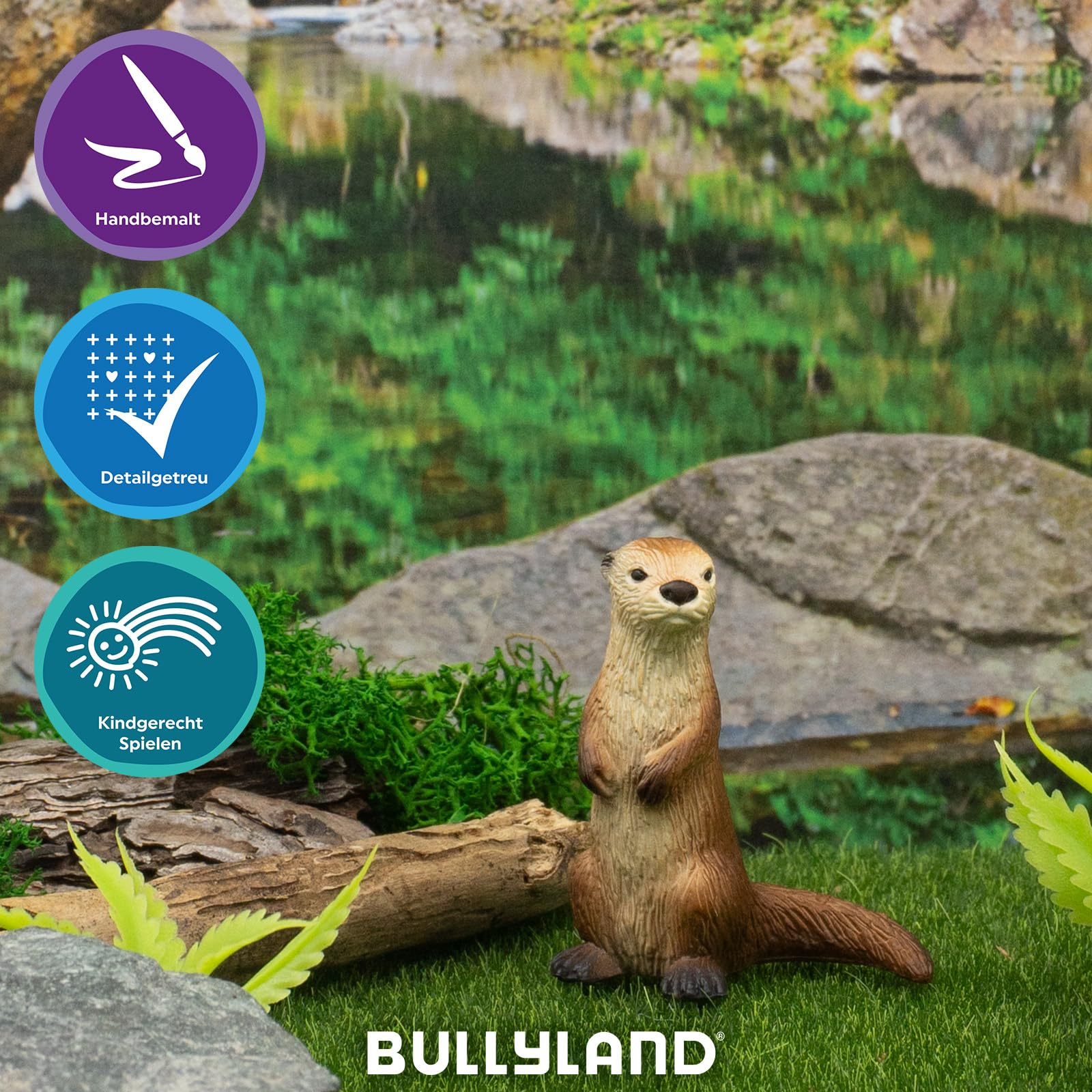 bullyland-forest-animals-otter-64462-spielfigur-5-cm-pvc-frei image 5