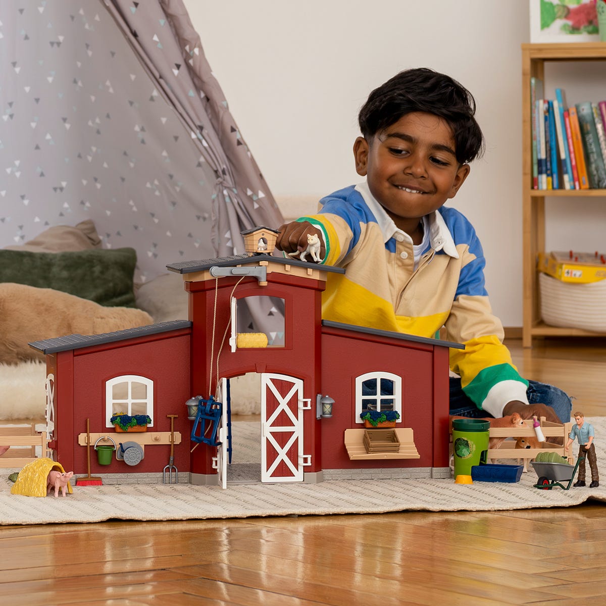 schleich-farm-world-gro-e-farm-spielset-42606-mit-tieren image 3