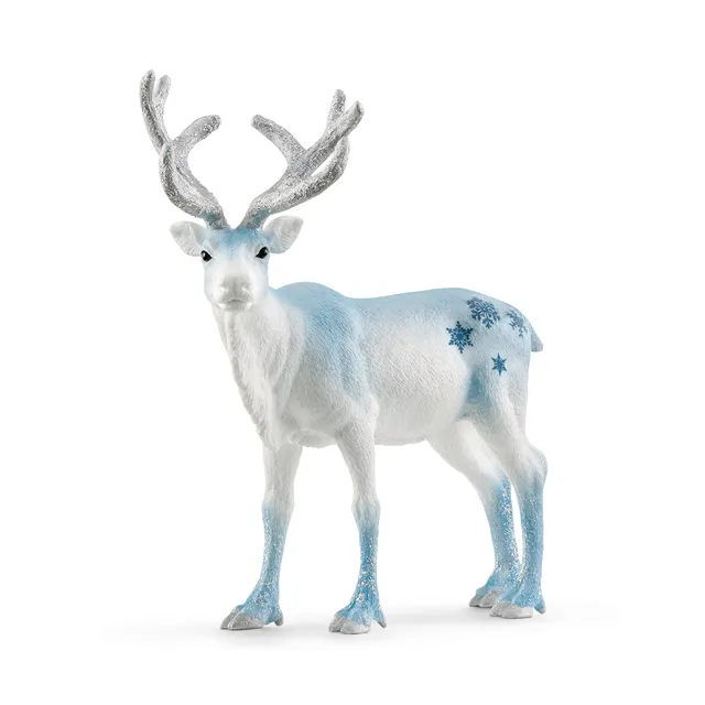 schleich-wild-life-72220-frostiges-weihnachtsrentier-figur image 1