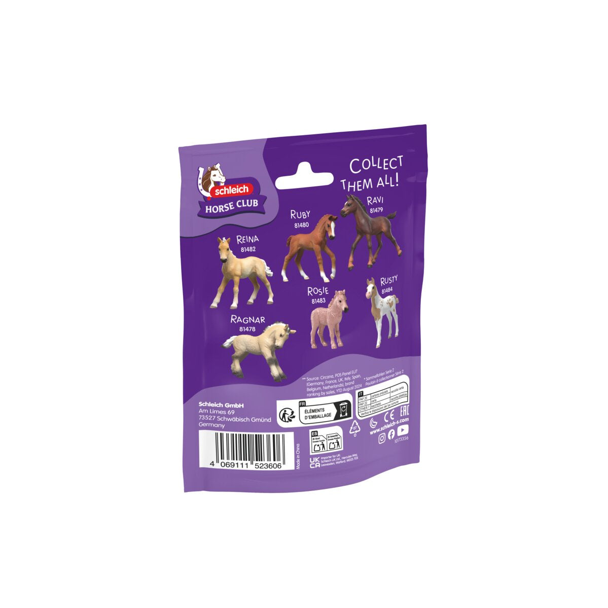 schleich-horse-club-sammelfohlen-rocky-81481-pferd-mit-poster image 3