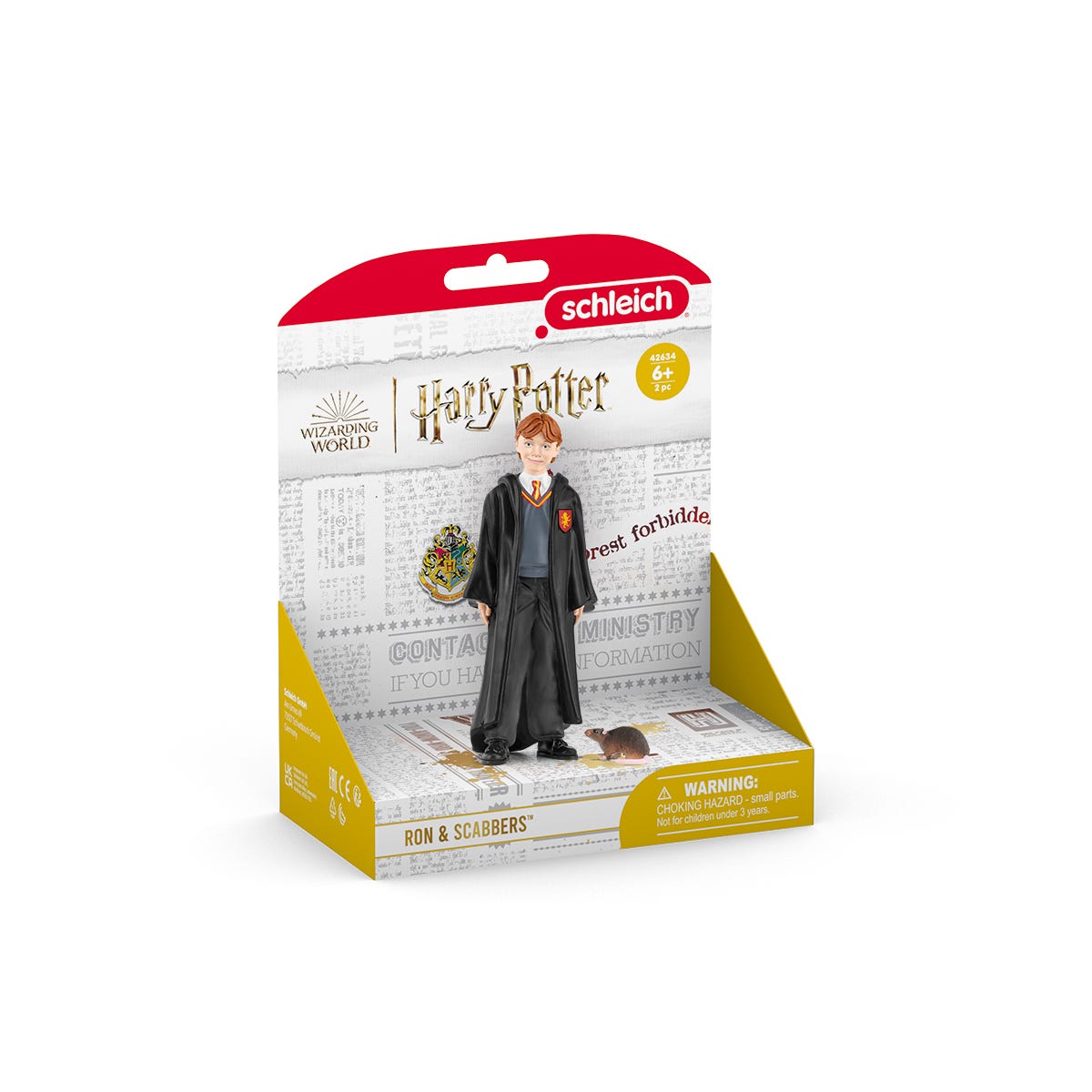 schleich-harry-potter-ron-weasley-kr-tze-figur-42634 image 5