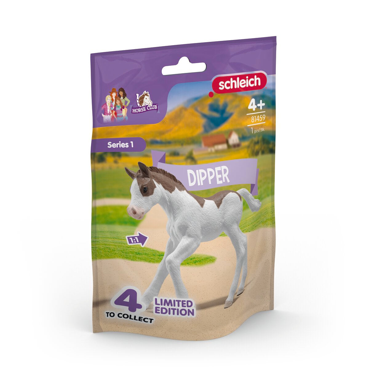 schleich-horse-club-sammelfohlen-dipper-81459-pferdefigur-fohlen image 2