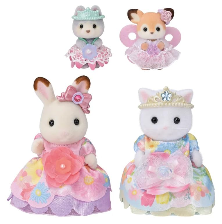 sylvanian-families-town-girl-5809-blumenprinzessinnen-set-4-figuren image 6