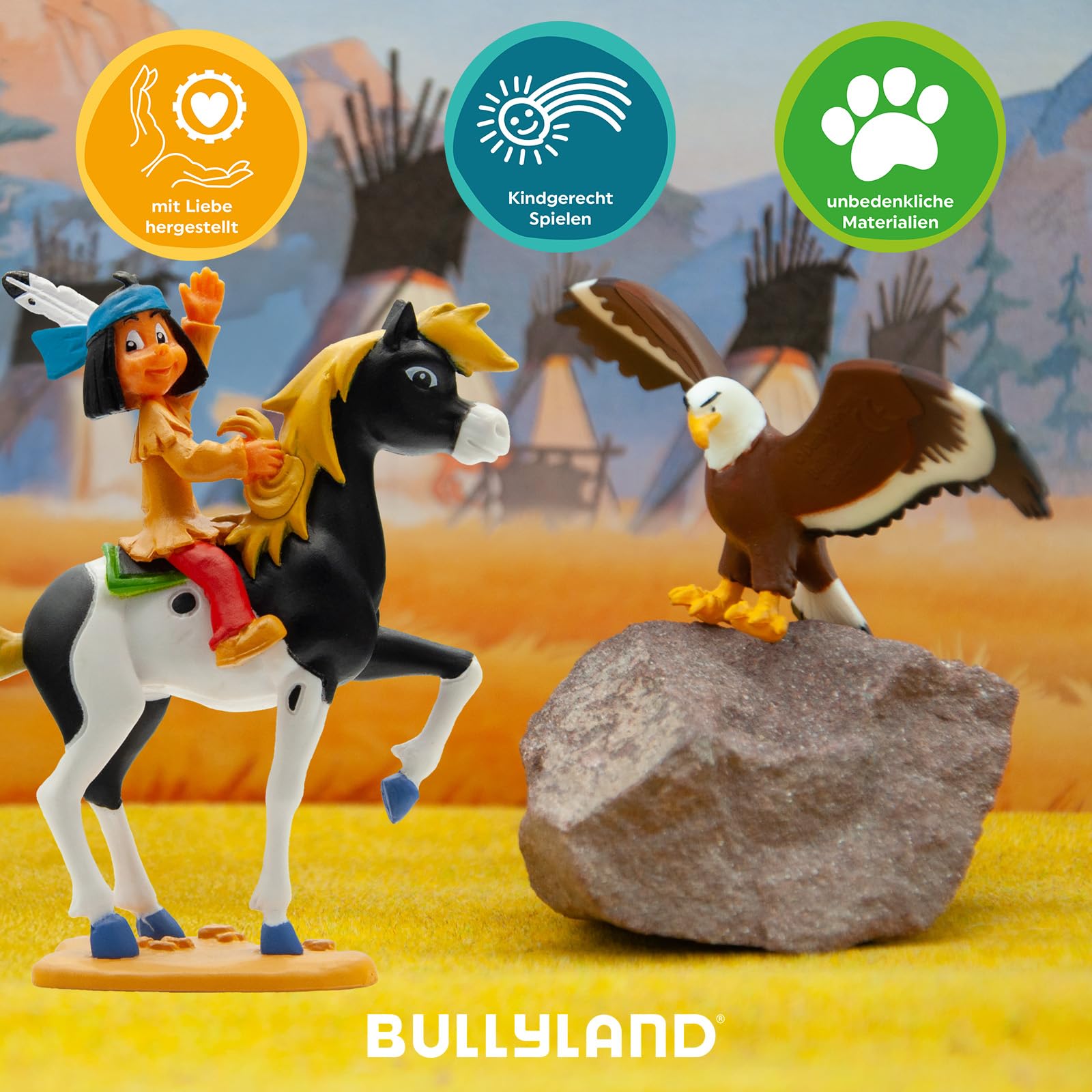 bullyland-yakari-43361-gro-er-adler-spielfigur-ca-10-5-cm image 5