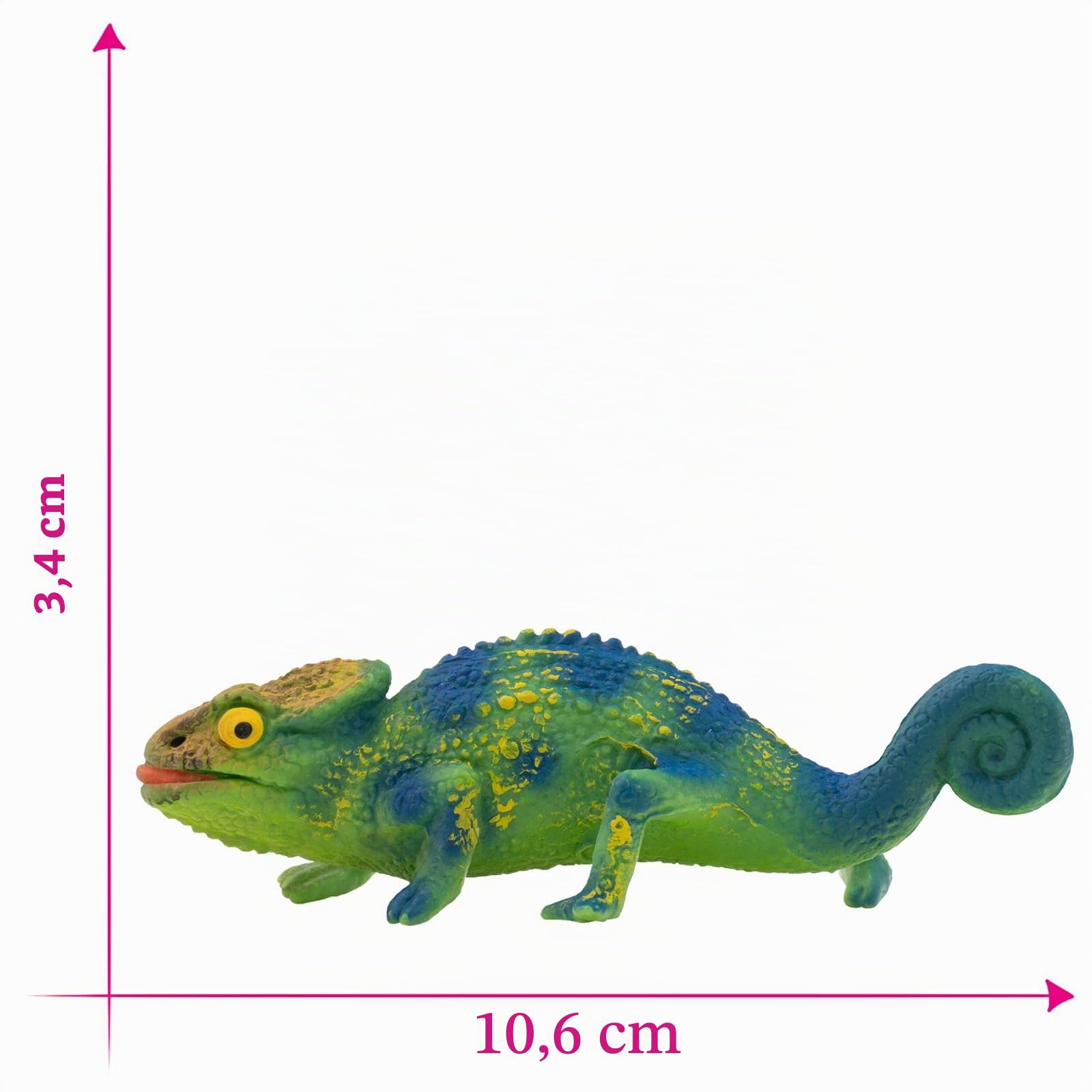 bullyland-crawlers-cham-leon-68498-spielfigur-10-6-cm-handbemalt image 2
