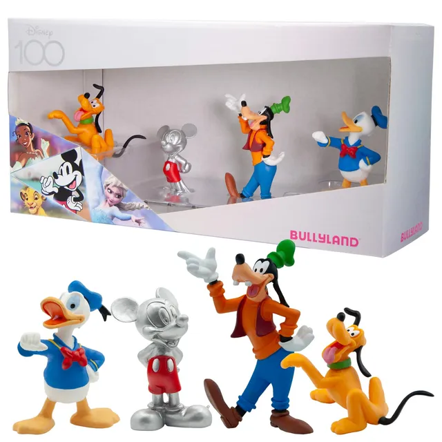 bullyland-disney-100-jahre-set-mickey-platin-4-figuren image 1