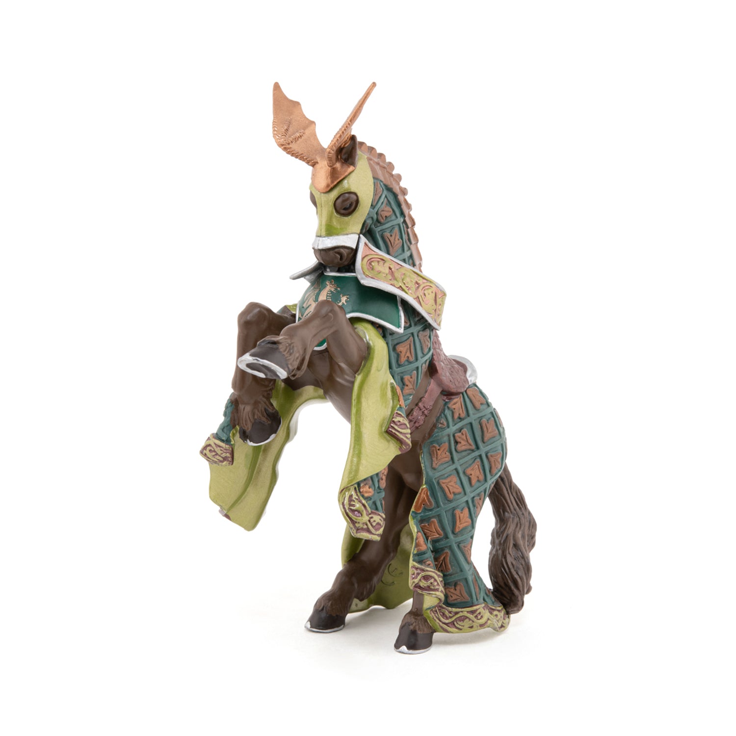 papo-medieval-waffenmeister-pferd-drachenwappen-figur image 3
