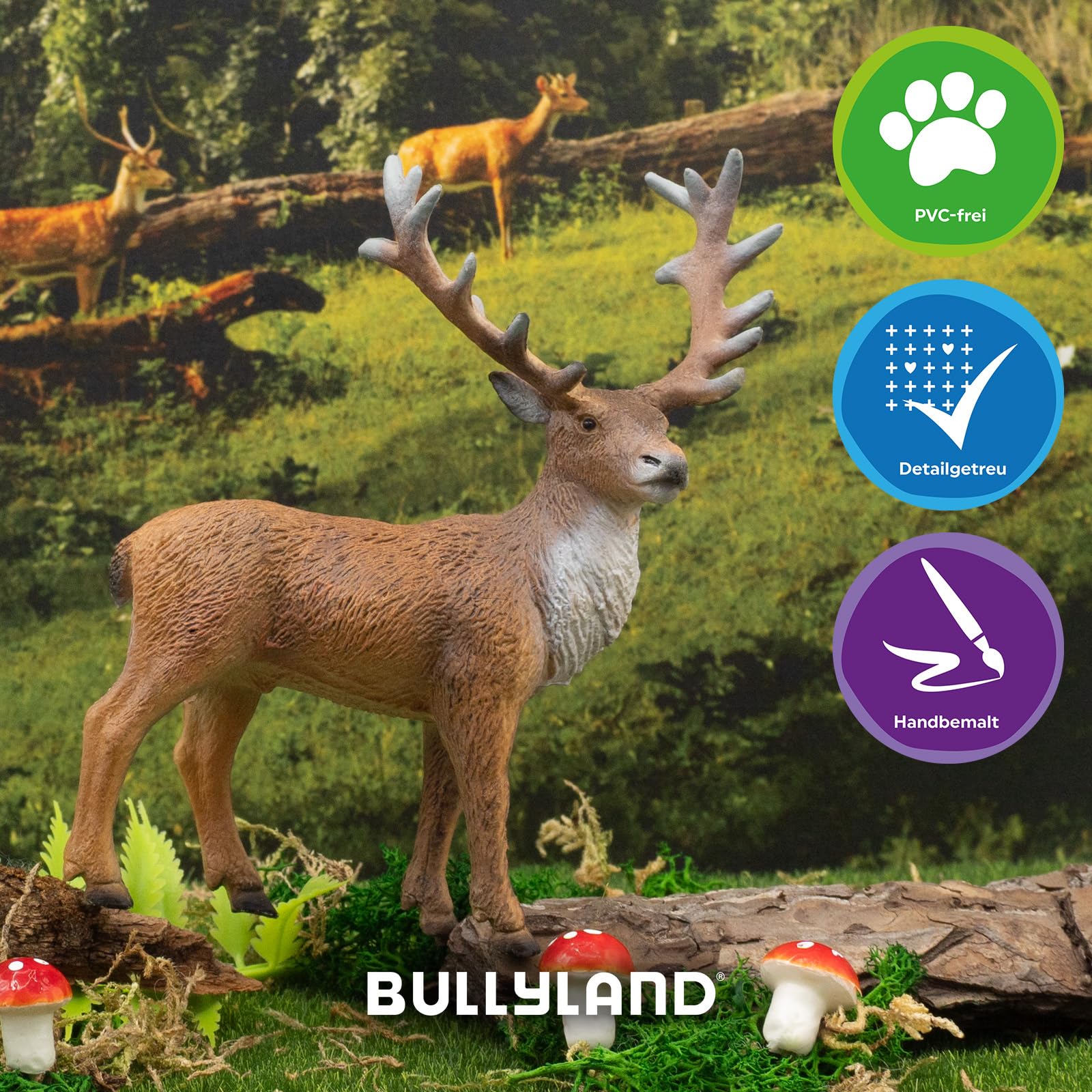 bullyland-forest-animals-64433-rothirsch-tierfigur-12-8-cm image 5