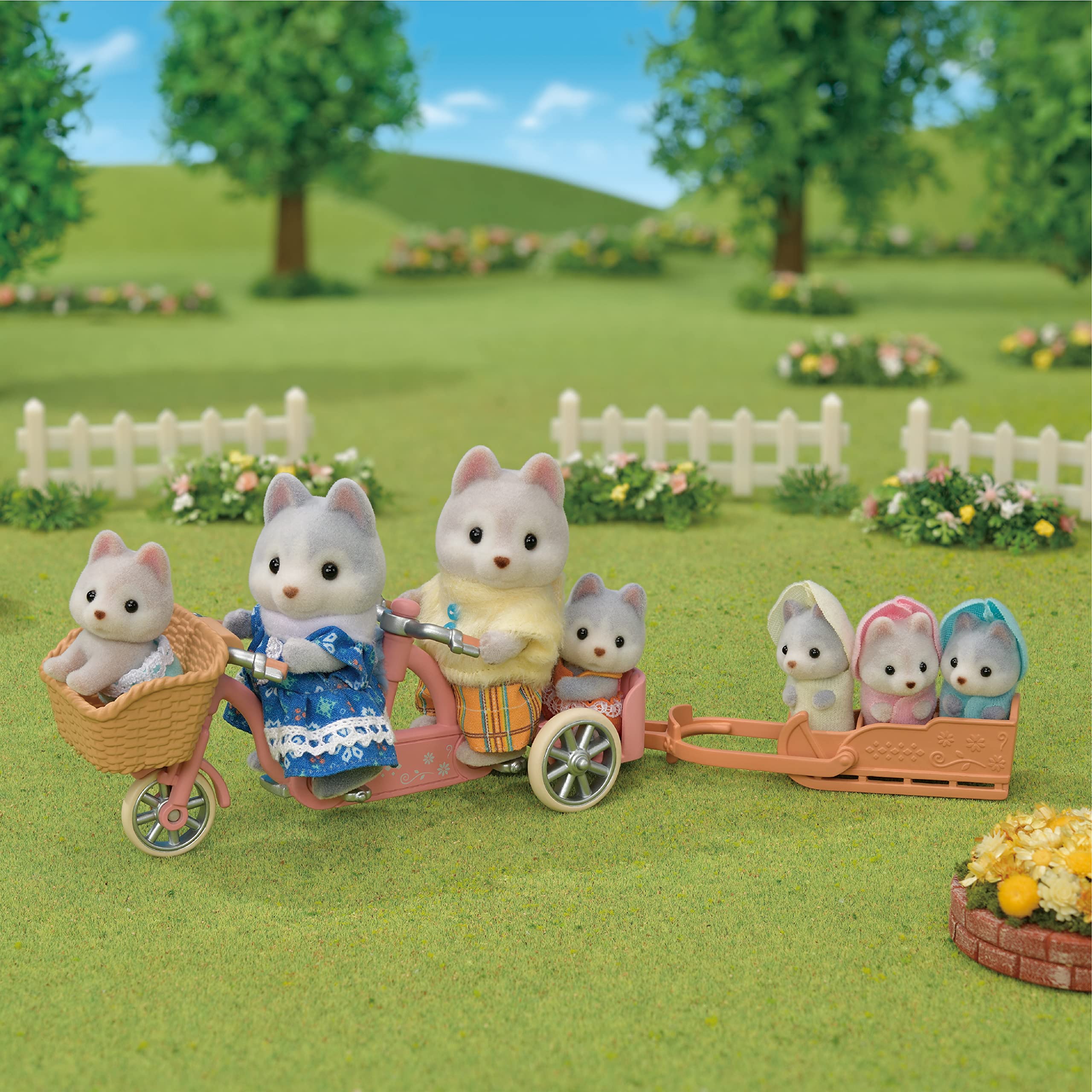 sylvanian-families-village-l5636-husky-familie-figuren-schlitten image 4