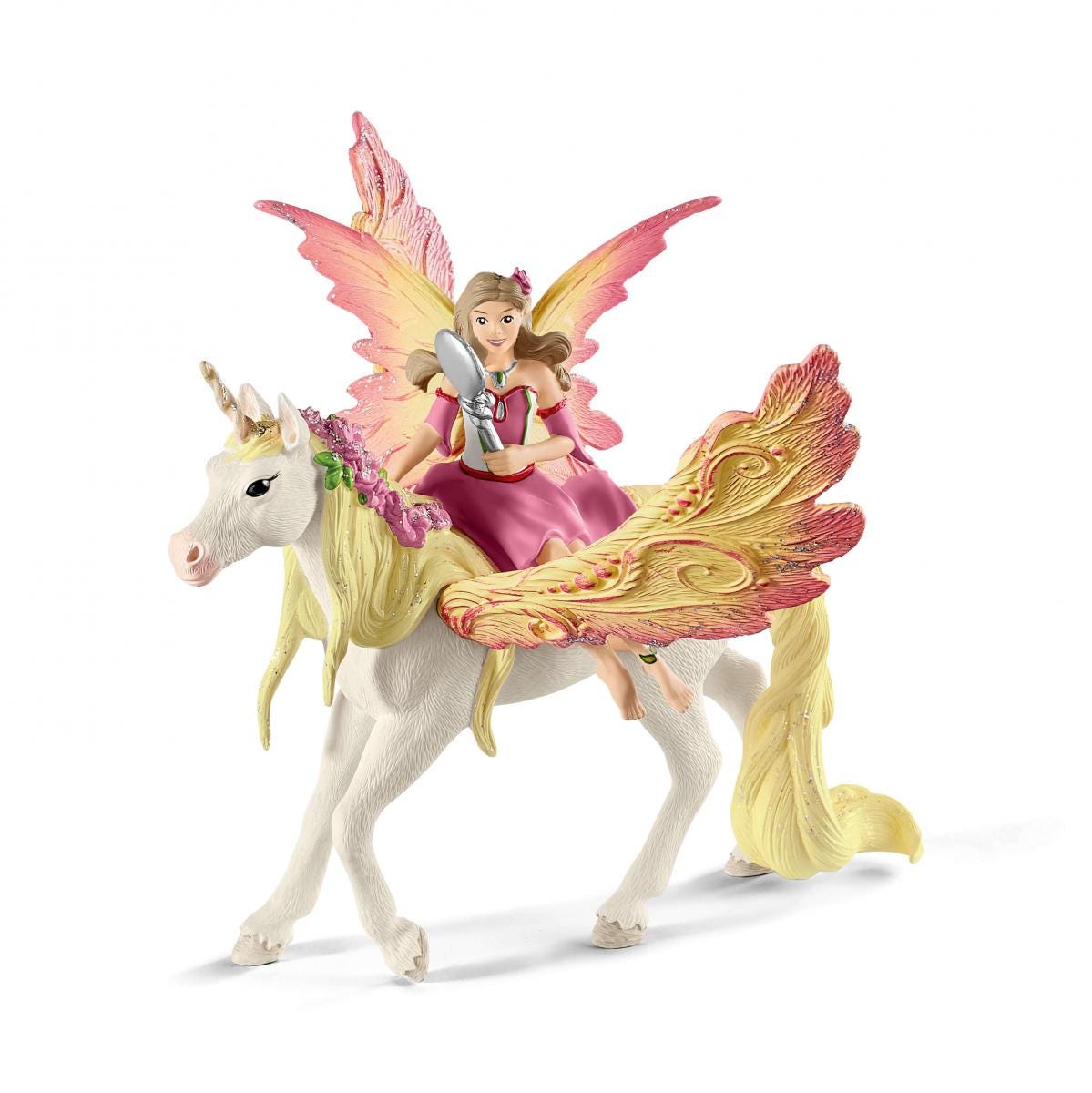 schleich-bayala-feya-mit-pegasus-einhorn-70568-figur image 1