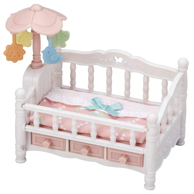 sylvanian-families-baby-5534-babybett-puppenhaus-mobile-drillinge image 1
