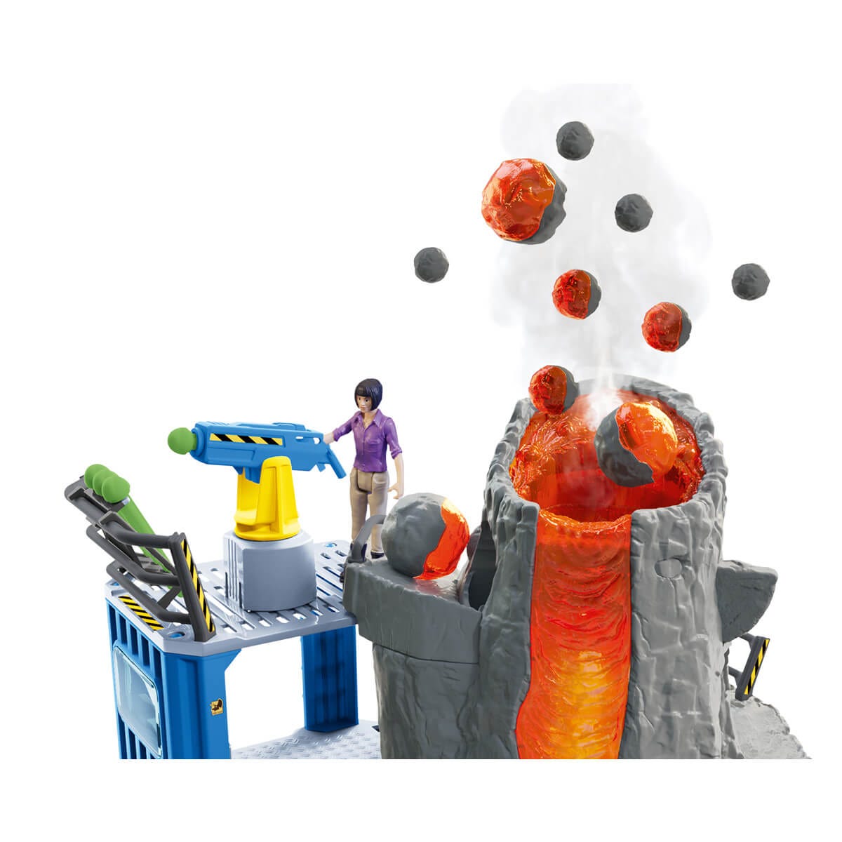 schleich-dinosaurs-42564-gro-e-vulkan-expedition-spielset-led image 4