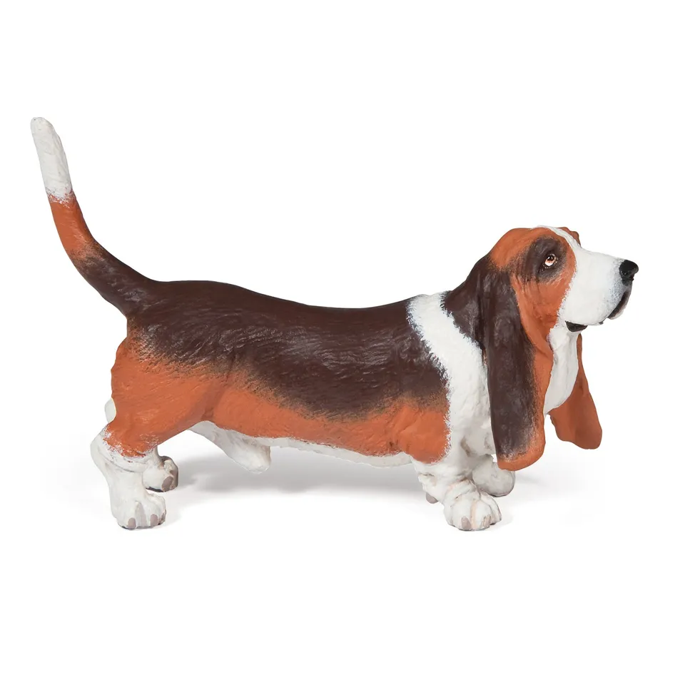 papo-dogs-basset-hound-figur-hund-stehend image 1